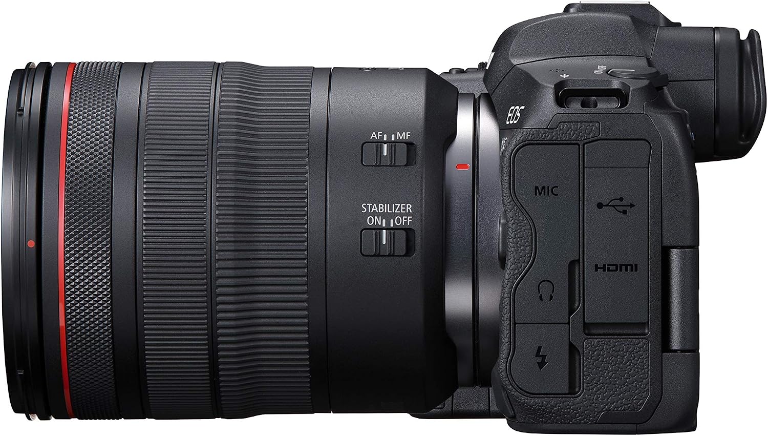 Canon EOS R5 Mirrorless Camera RF24-105mm F4 L is USM Lens Kit, Full-Frame Hybrid Camera, 8K Video, 45 Megapixel CMOS Sensor, DIGIC X Image Processor, Up to 12 FPS, RF Mount, Black