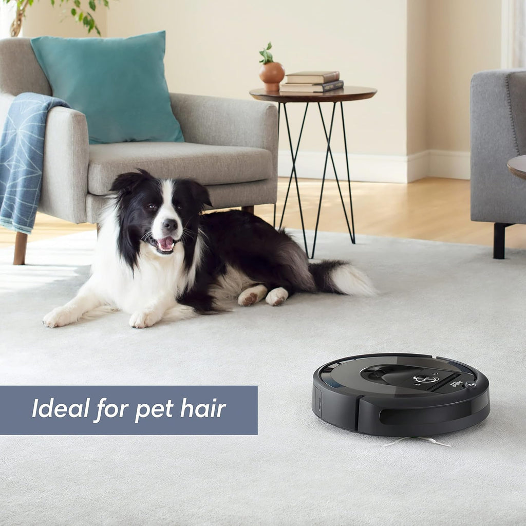 iRobot Roomba i7+ (7550) Robot Vacuum with Automatic Dirt Disposal- Empties Itself, Wi-Fi Connected, Smart Mapping, Works with Alexa, Ideal for Pet Hair, Carpets, Hard Floors