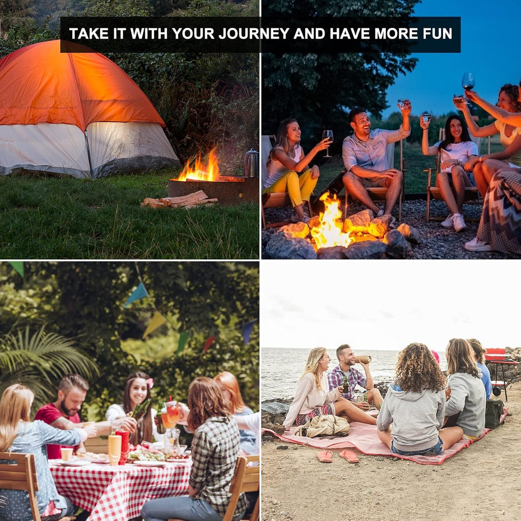 only fire Santa-Maria Style Rotisserie Rotating System for Solo Stove Bonfire 19.5' Smokeless Fire Pit - Global Patent