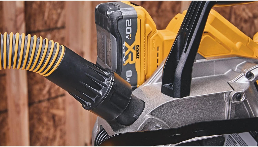 DEWALT 20V MAX XR 10 in. Double Bevel Fixed Miter Saw Kit (DCS714WW1)