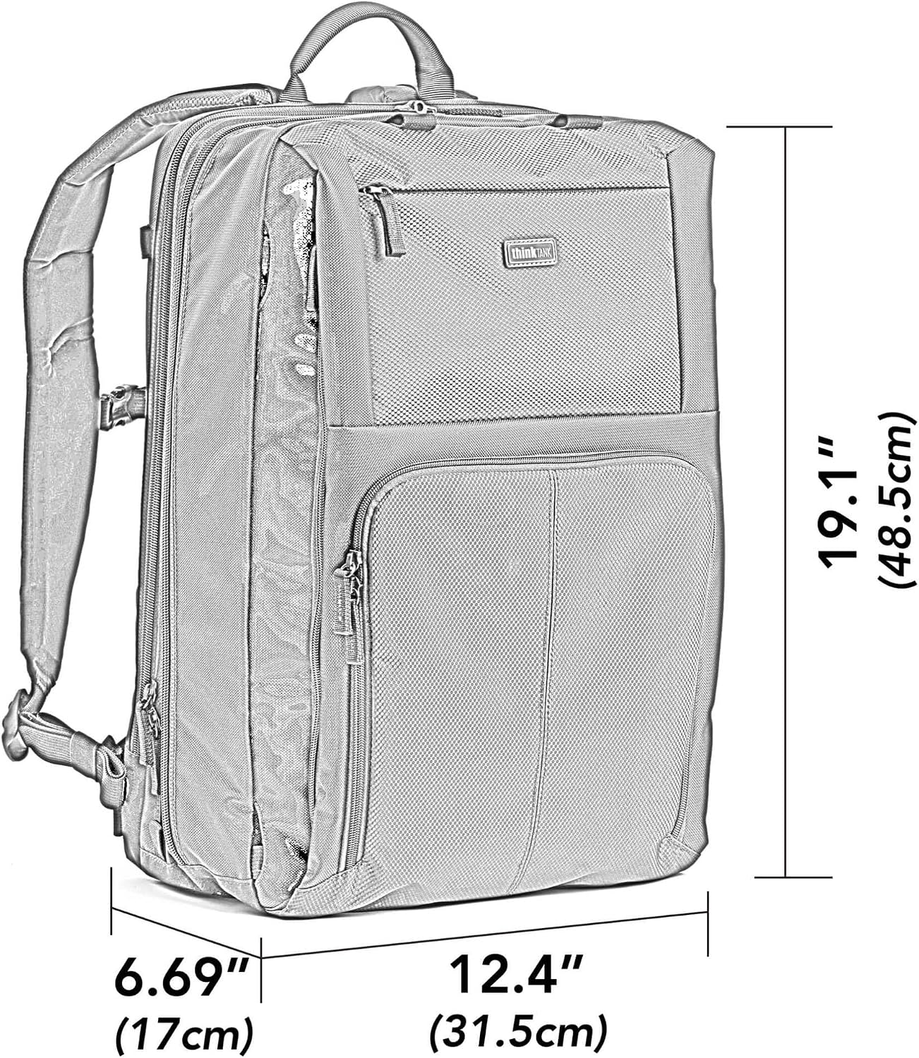 Think Tank Shape Shifter 37L Camera Backpack, Expandable/Compressibe, 33-37 Liters, Multiple Camera Storage, for Traveling Photographers and Photojournalists (Black)