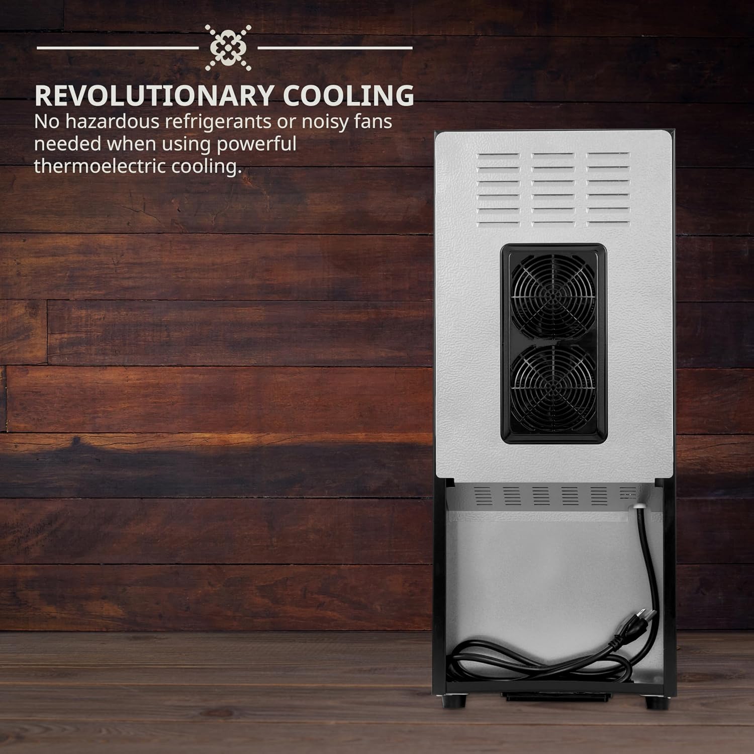 Ivation 12 Bottle Red And White Wine Thermoelectric Wine Cooler/Chiller Counter Top Wine Cellar with Digital Temperature Display, Freestanding Refrigerator Smoked Glass Door Quiet Operation Fridge