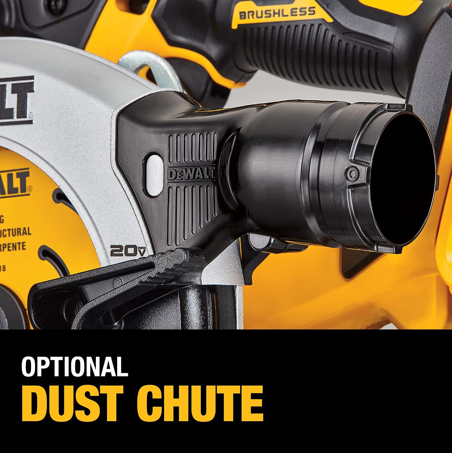 DEWALT DCS565BR 20V MAX Brushless Lithium-Ion 6-1/2 in. Cordless Circular Saw (Tool Only) (Renewed)