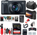 Canon PowerShot SX740 HS Digital Camera (Black) (2955C001) + 64GB Memory Card + NB13L Battery + Corel Photo Software + Charger + Card Reader + Soft Bag + Flex Tripod + More