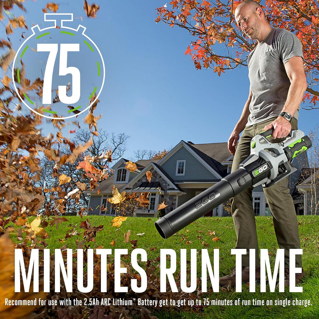 EGO POWER+ Leaf Blower, Cordless Electric 530 CFM, Battery and Charger Not Included - LB5300