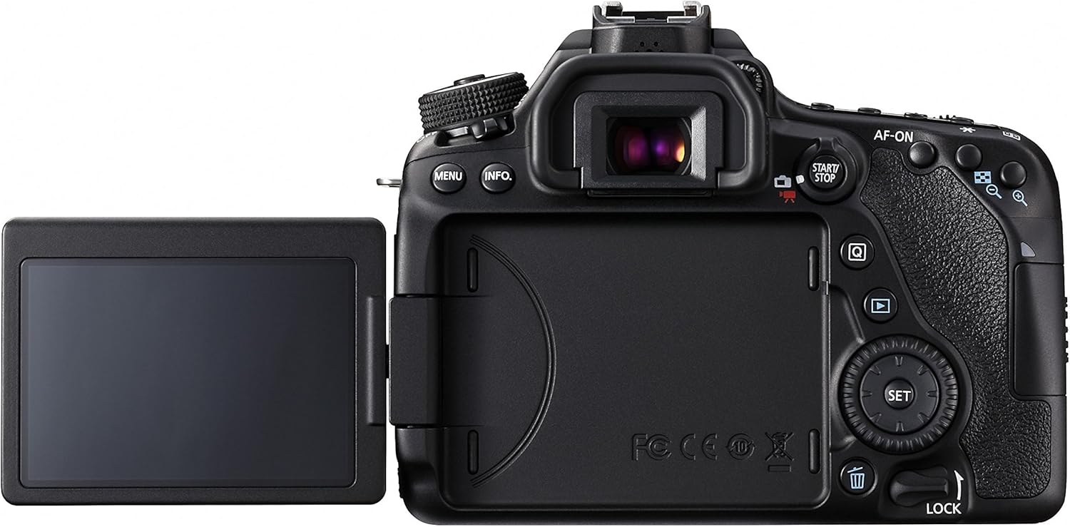 Canon EOS 80D Digital SLR Camera Body (Black) (Renewed)