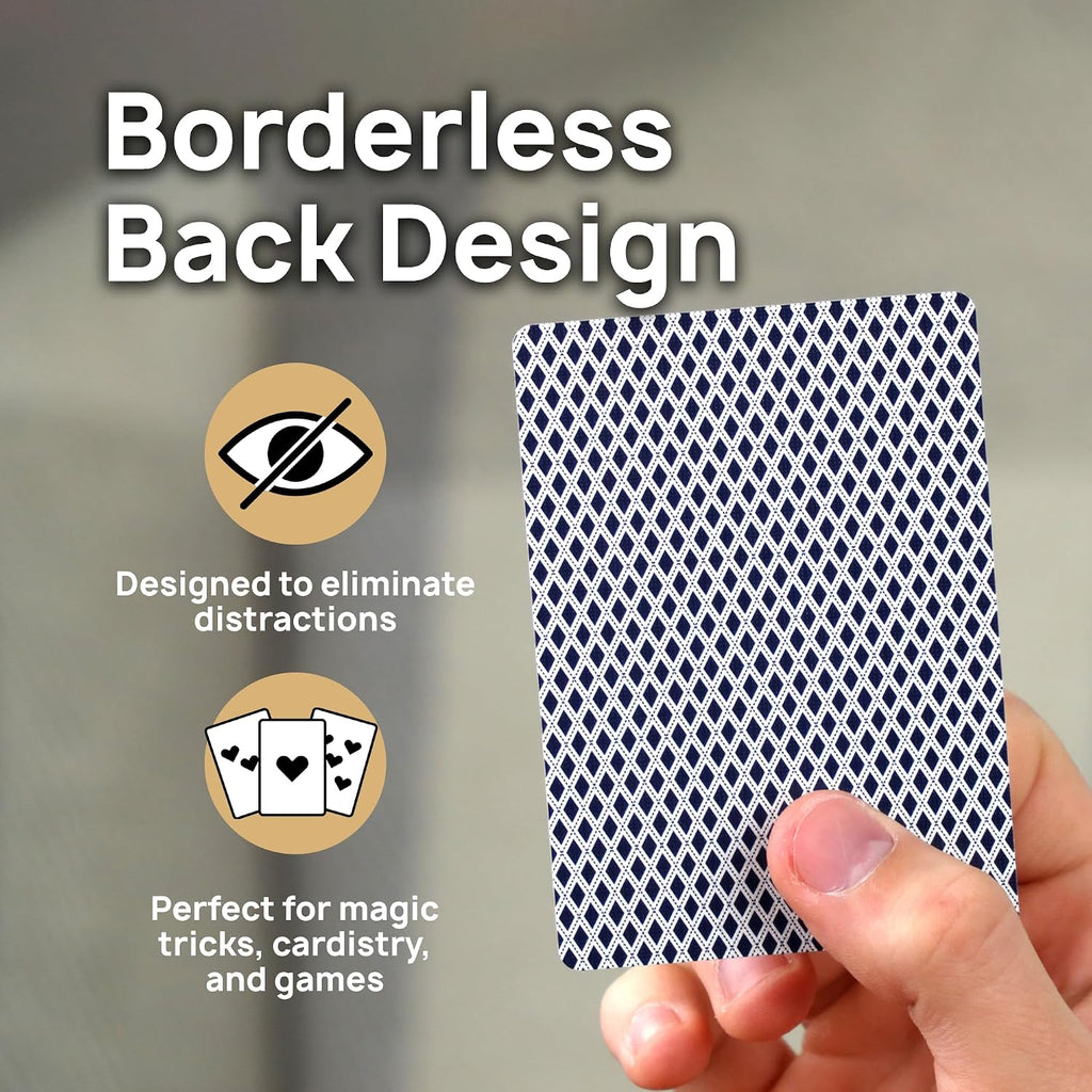 Regal Games [144 Decks] Rockets Bulk Playing Cards Set for Adults & Professionals - 310 GSM Linen Finish - Poker Cards for Blackjack, Euchre, Canasta - Casino Grade, Travel & Game Night Cards