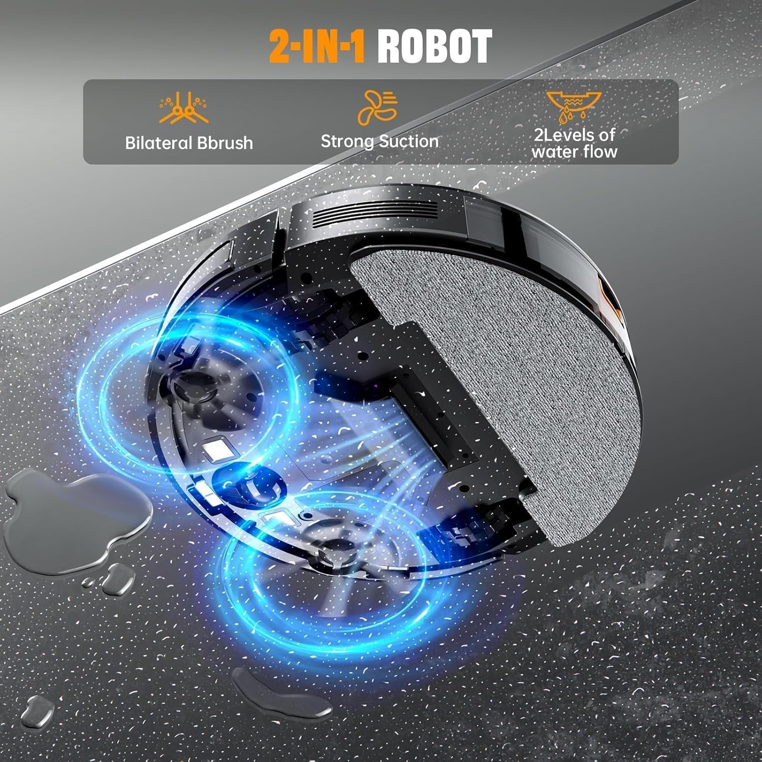Robot Vacuum Cleaner & 2 in 1 Vacuuming JSL