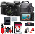 Canon PowerShot G7 X Mark III Digital Camera (30th Anniversary Graphite Limited Edition) (7563C016) + 64GB Card + Card Reader + Deluxe Soft Bag + Flex Tripod + More (Starter Bundle)