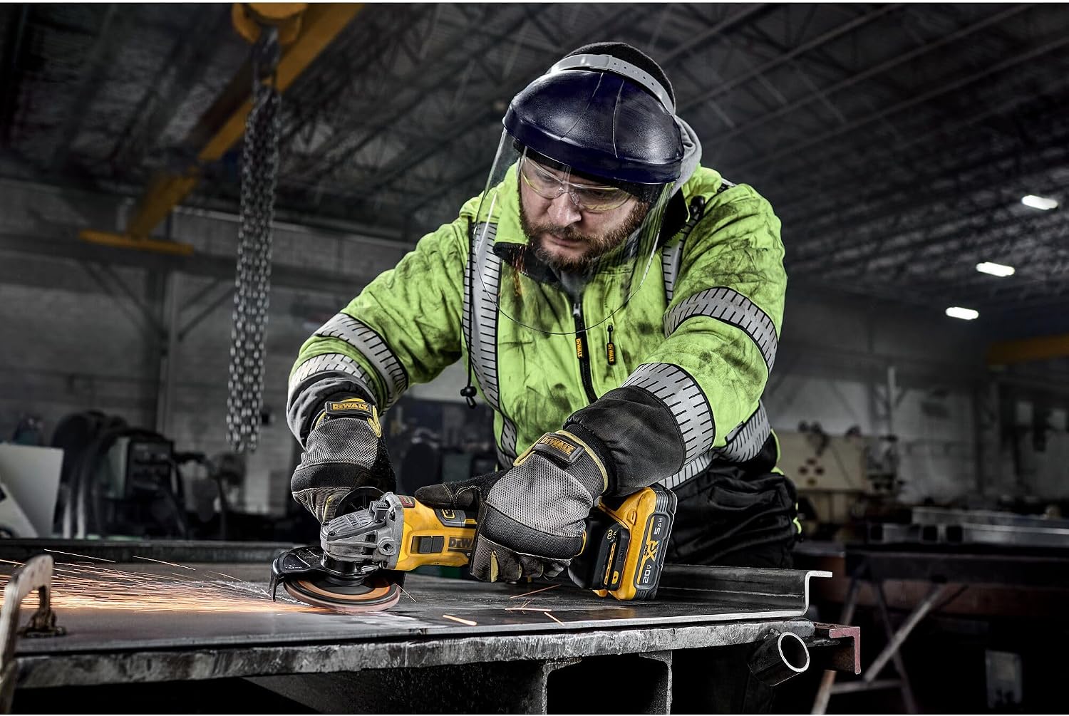 DEWALT 20V MAX XR Brushless Cordless 4-1/2 in. - 5 in. Variable Speed Slide Switch Grinder (Tool Only) (DCG411VSB)