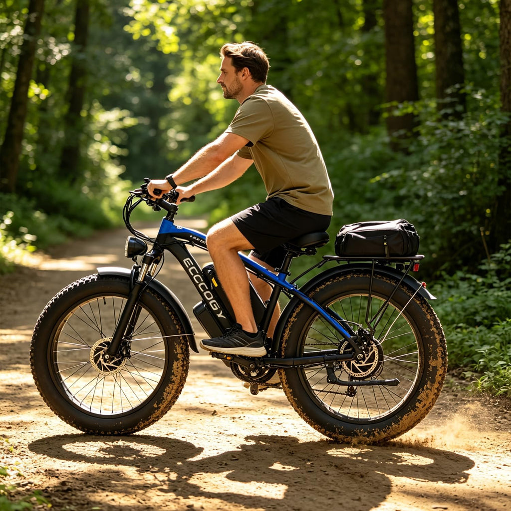 Dual Motor Electric Bikes for Adults, 6000W Peak Ebike, 52V 32Ah, Max 40-45 M P H &100 Miles E-Bike, Hydraulic Disc Brake, 26' Fat Tire Off Road Snow Mountain E-Bikes, 7-Speed Pedal Assist
