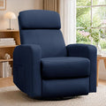 Korser Power Swivel Recliner Chairs for Adults, Electric Glider Rocking Chair Nursery, Glider Recliner Nursery Chair with Classified Side Pocket, Nursery Rocking Chairs with USB and Type-C Ports