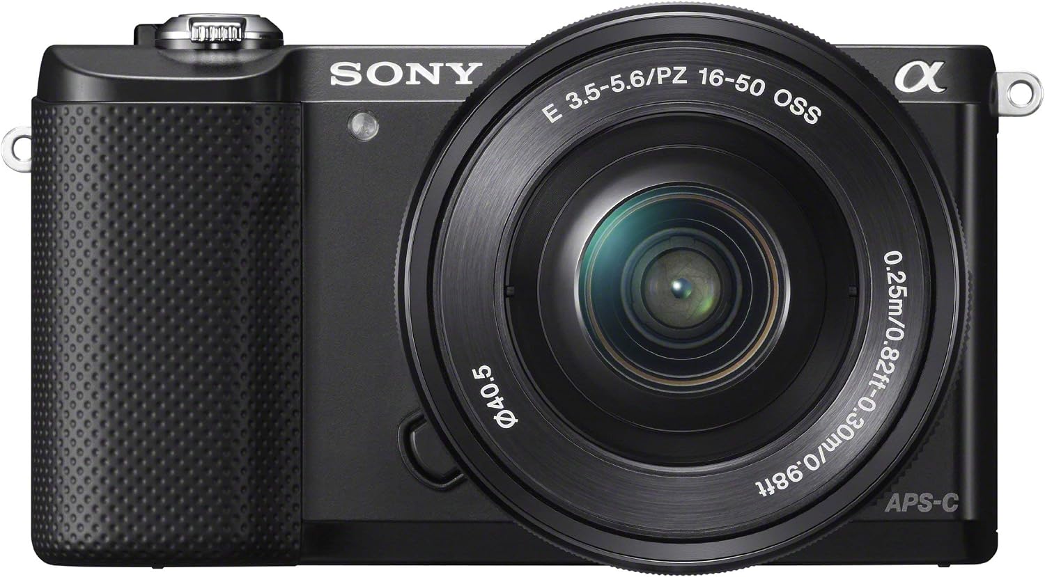 Sony Alpha a5000 Mirrorless Digital Camera with 16-50mm OSS Lens (Black) (Renewed)