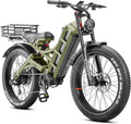 eAhora Romeo Pro 3 Electric Bike - [2026 Latest] 50MPH 5600W Dual Motor 60V 80AH 250Miles Long Range Ebike for Adults, 26' * 4.0 Fat Tire Fast Electric Mountain Bike Full Suspension Off-Road E-Bike