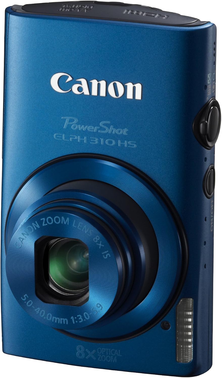 Canon PowerShot ELPH 310 HS 12.1 MP CMOS Digital Camera with 8x Wide-Angle Optical Zoom Lens and Full 1080p HD Video (Blue)