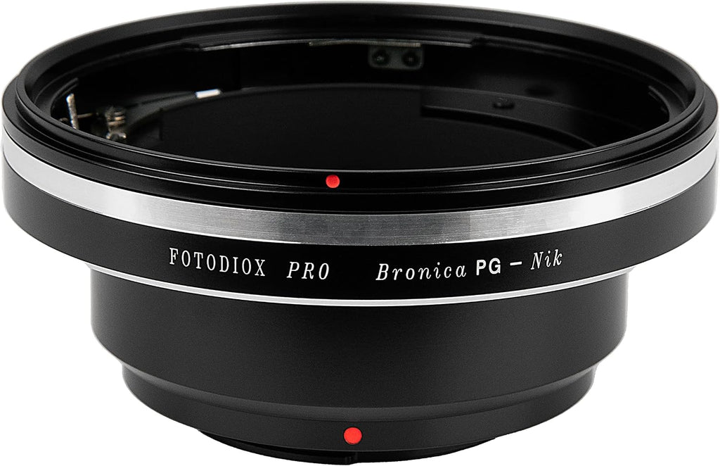 Fotodiox Pro Lens Mount Adapter - Compatible with Bronica GS (GS-1) PG Lens to Nikon F-Mount DSLR Cameras