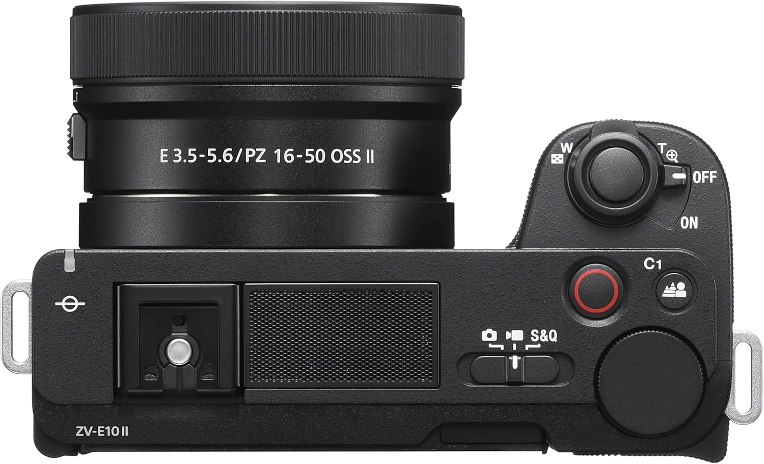 Sony Alpha ZVE10 II - APS-C Interchangeable Lens Mirrorless Content Creators' Camera - Black - with Lens