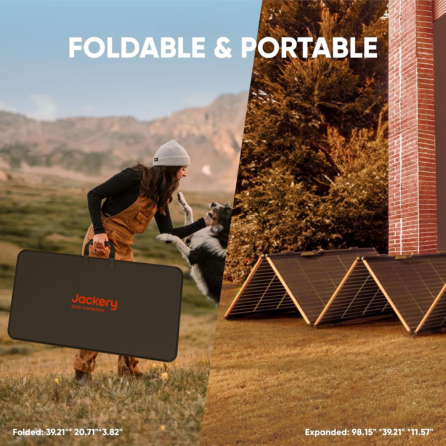 Jackery SolarSaga 500X Solar Panels, 500W Power Output, 25% High Bifacial Conversion Efficiency, Compatible with Explorer 5000 Plus,IP68 Rated for Outdoor Camping,RVs,and Off-Grid Living (Renewed)