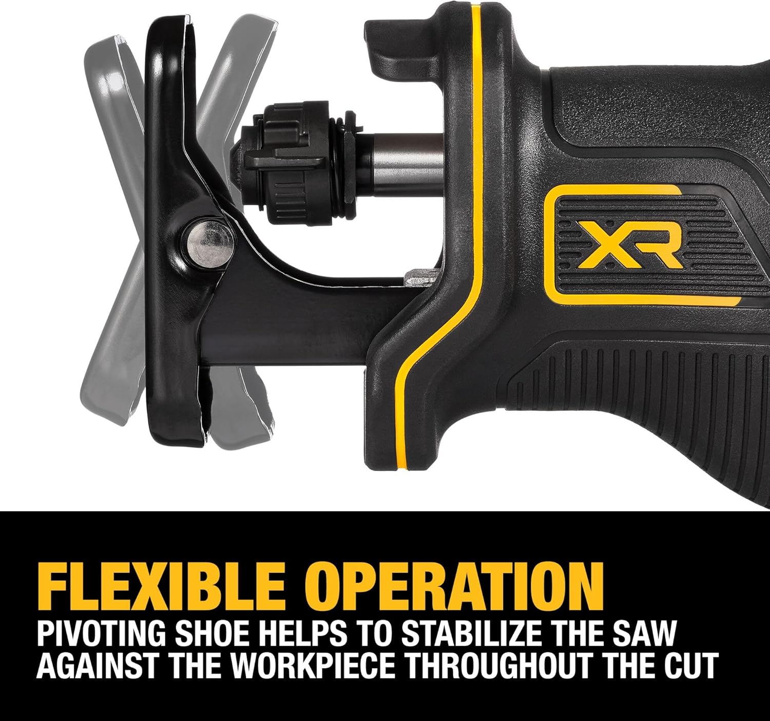 DEWALT 20V MAX* Reciprocating Saw, Cordless, 2-Finger Variable Trigger, Keyless Blade Clamp, Tool Only (DCS382B)