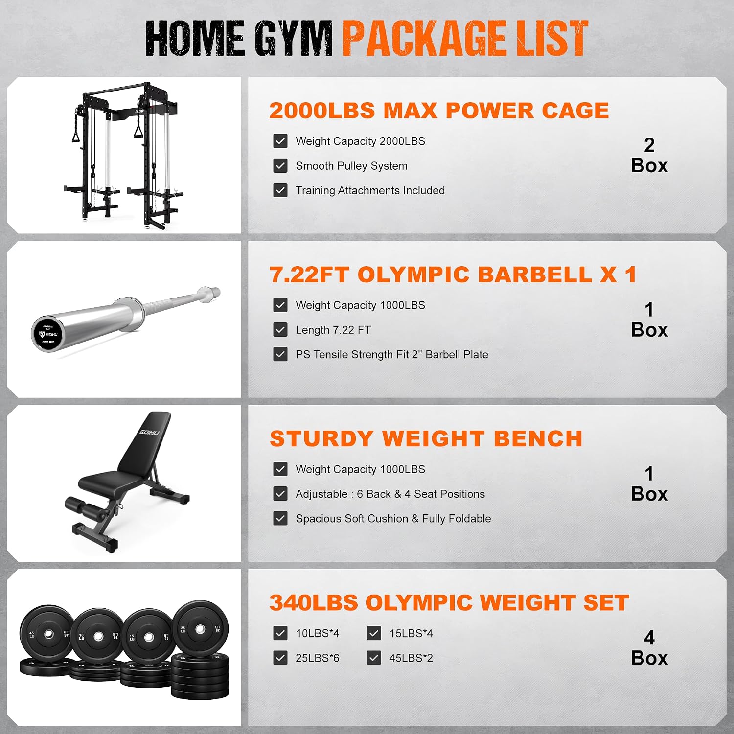 WM3-V4 Folding Squat Rack, Wall Mounted Power Rack with Dual Independent Pulley System, Functional Trainer with 5 Adjustable Function Modes for Space Saving