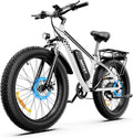 AMYET EB26 Electric Bike for Adults Peak 1500W Electric Bicycle 48V 15AH (720WH) Battery Electric Bike 26' Fat Tire Mountain 28mph 7 Speed Gears Ebike with UL 2849 Certified
