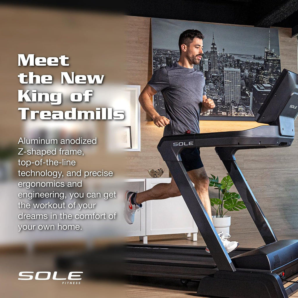 SOLE Fitness F63, F65, F80, F85, TT8 Treadmill With Incline, Bluetooth, Foldable Option - For Home, Work From Home Fitness, Running and Walking