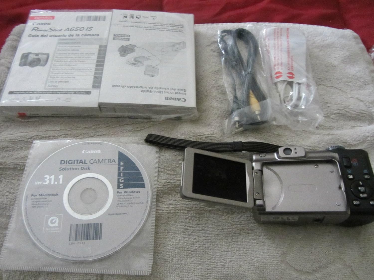 Canon PowerShot A650IS 12.1MP Digital Camera with 6x Optical Image Stabilized Zoom