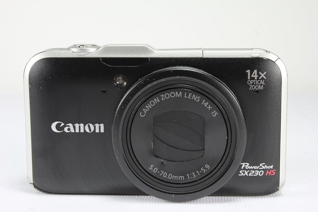 Canon PowerShot SX230 HS 12.1 MP CMOS Digital Camera with 14x Image Stabilized Zoom 28mm Wide-Angle Lens and 1080p Full-HD Video (Black) (OLD MODEL)