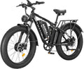 TUTTIO Adria26 5000W/6000W Dual Motor Ebike, 40-46MPH Electric Bike for Adults, 26' x 4' Fat Tire Electric Mountain Bike, 52V 25AH E-Bike Full Suspension Electric Dirt Bike for Off-Road Hunting