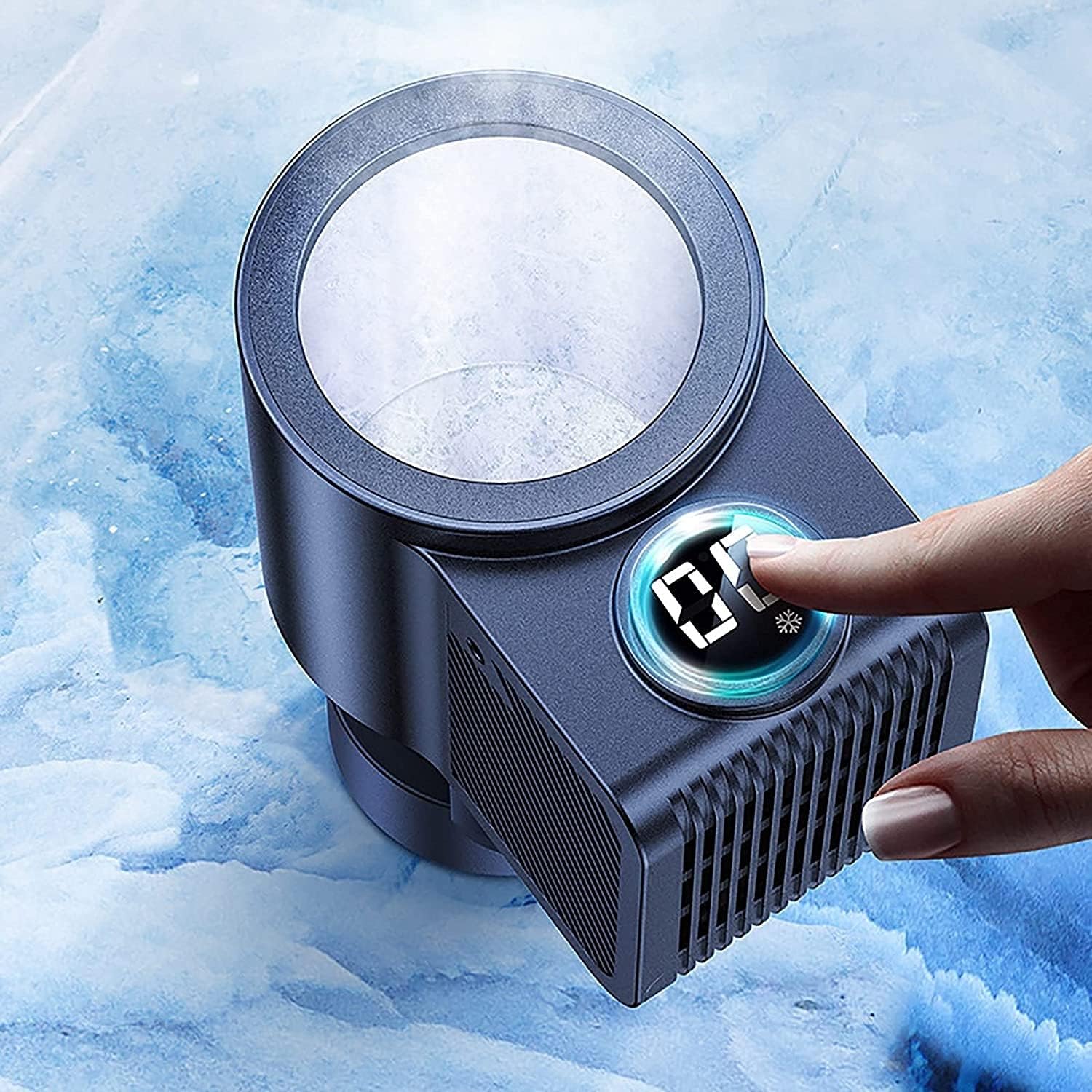 2-in-1 Car Cup Warmer Cooler Smart Car Cup, Portable Car Home Dual-Purpose Electric Heating and Cooling Cup