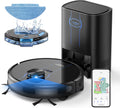 Robot Vacuum and Mop Combo, 5000Pa Robotic Vacuum with Self Emptying Dock for 60 Days, Smart Lidar Navigation Robot Vacuum Cleaner, Mapping, APP/Voice Control for Per Hair, Hard Floor and Carpet