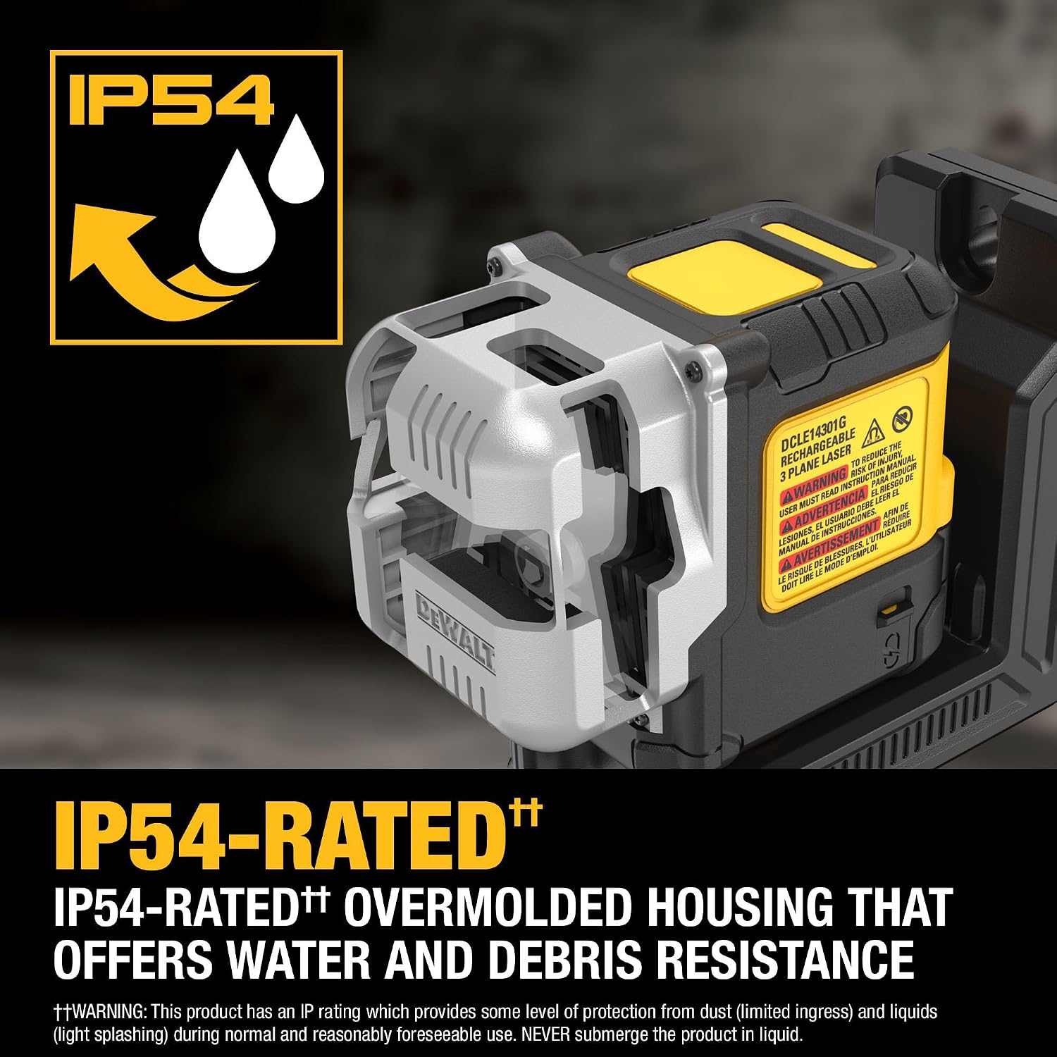 DEWALT USB Rechargeable Green 3X180° Line Laser Base Kit (DCLE14301GB)