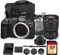 Canon EOS R8 Mirrorless Camera | 24.2MP Full Frame Sensor 4K 60p Video | Compact Lightweight Hybrid Camera for Travel and Content (3680C002) + Canon RF 24-70mm Lens + 64GB Card + Bag
