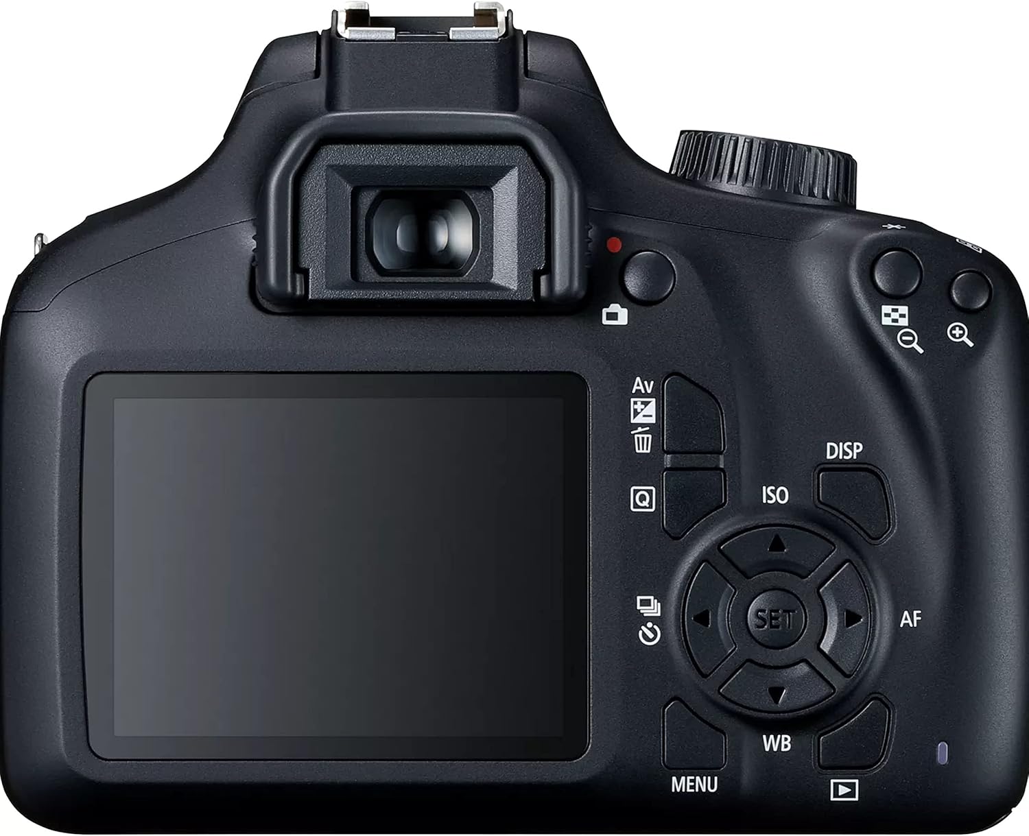 Canon EOS 4000D / Rebel T100 DSLR Camera w/EF-S 18-55mm F/3.5-5.6 Zoom Lens + 64GB Memory, LED Video Light, Filter, Tripod and More (Renewed)