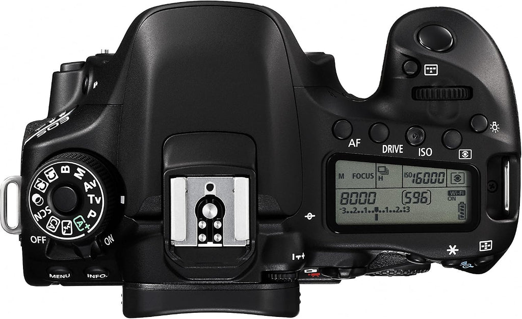 Canon EOS 80D Digital SLR Camera Body (Black) (Renewed)