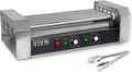 VIVO Electric 12 Hot Dog 5 Roller Grill Cooker Warmer, Stainless Steel, Commercial and Household 700W Machine, HOTDG-V005