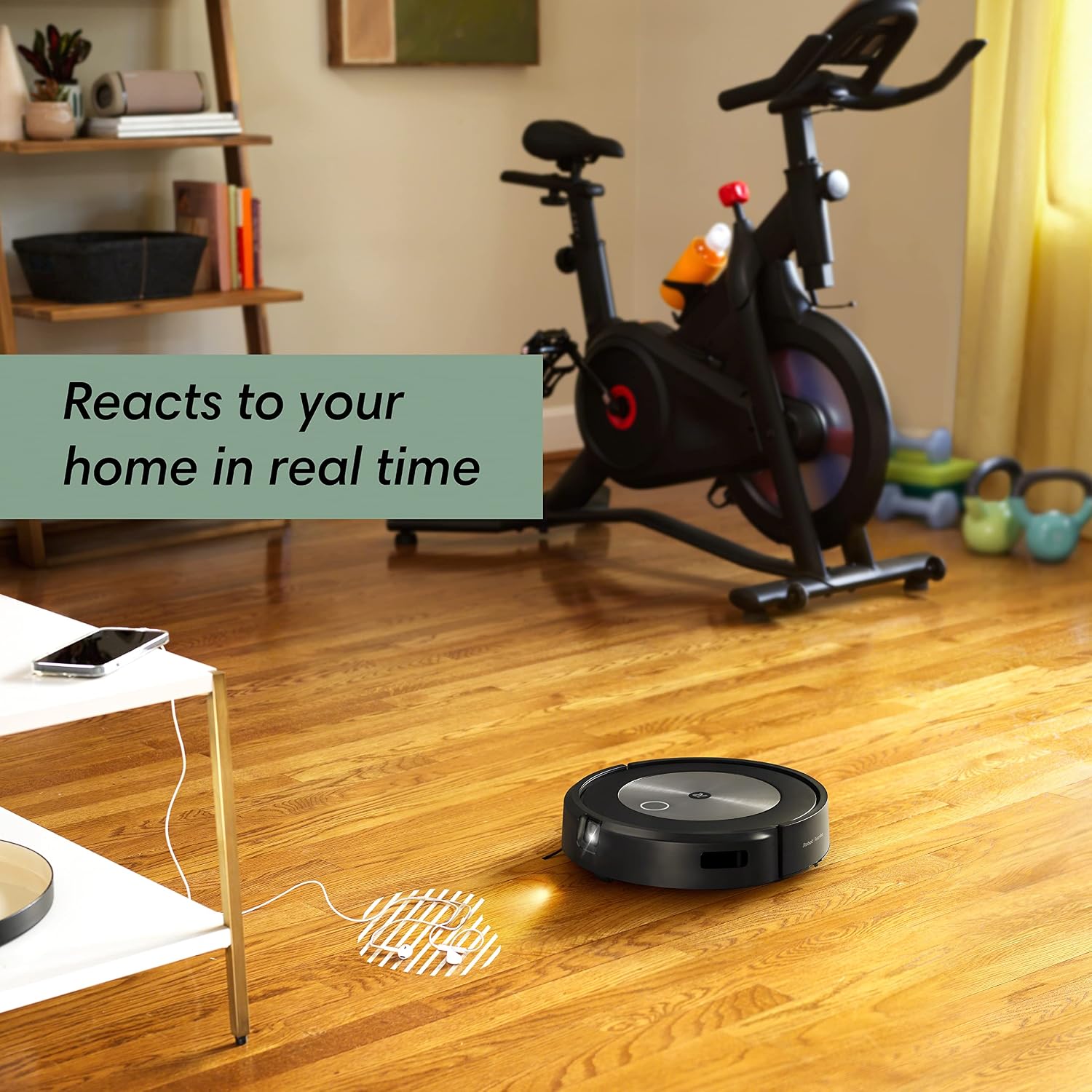 iRobot Roomba j6+ Self-Emptying Robot Vacuum – Identifies and Avoids Pet Waste & Cords, Empties Itself for Up to 60 Days, Smart Mapping, Compatible with Alexa, Ideal for Pet Hair