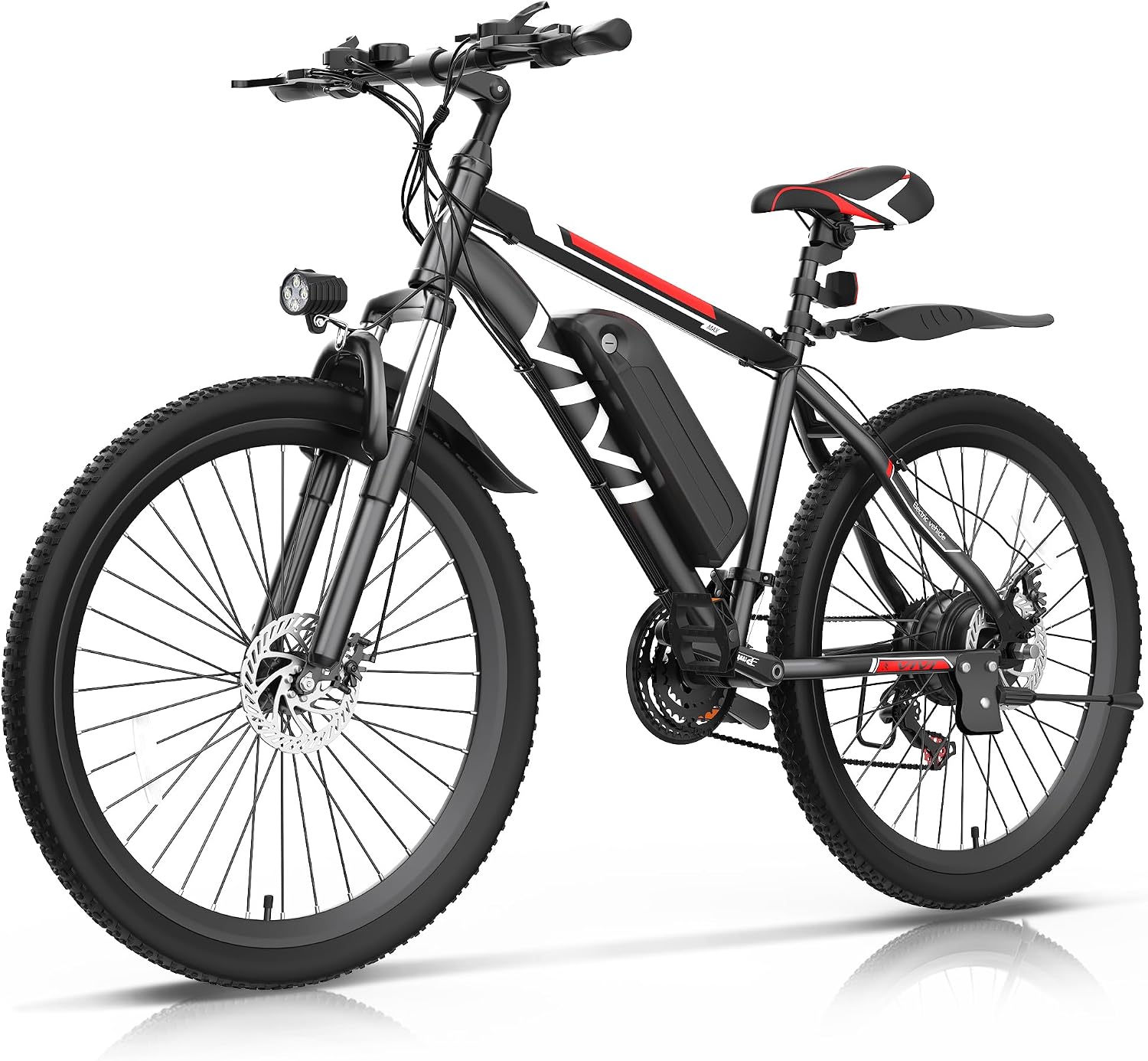 Vivi Electric Bike for Adults 26 Inch 749W Peak Ebike for Adults Removable 48V Battery, Electric Mountain Bike 21 Speed Gears, Electric Bicycle 20 mph& 50 Miles/Pedal Assist, SGS Certified to UL2849