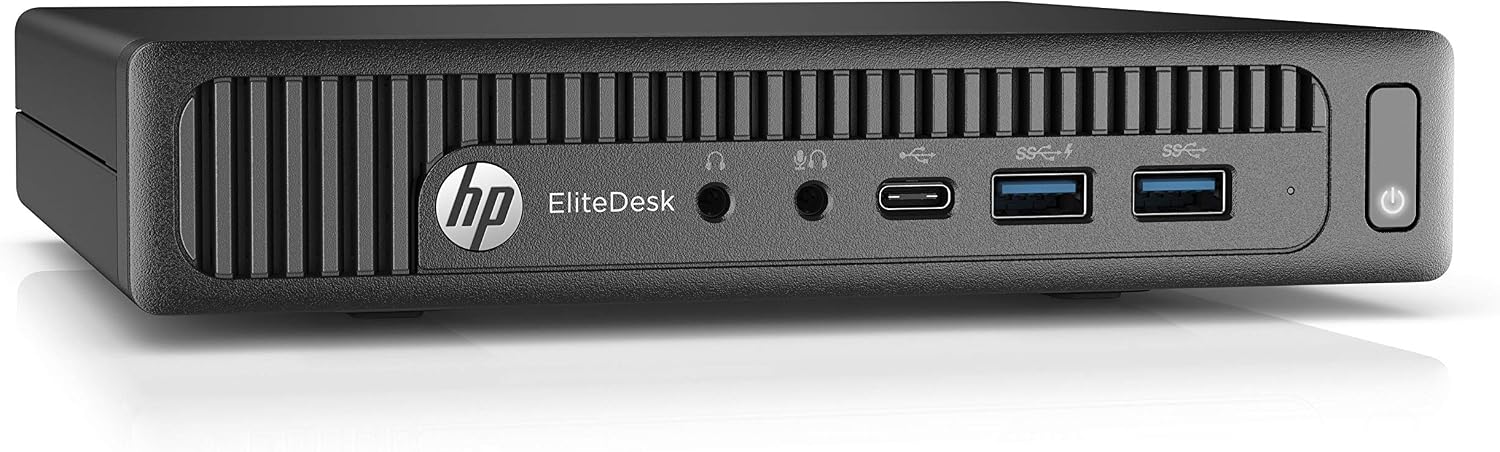HP EliteDesk 800 G2 Mini Business Desktop PC Intel Quad-Core i3-6100T up to 3.2G,8GB DDR4,256GB SSD,VGA,DP Port,Windows 10 Professional 64 Bit-Multi-Language-English/Spanish (Renewed)