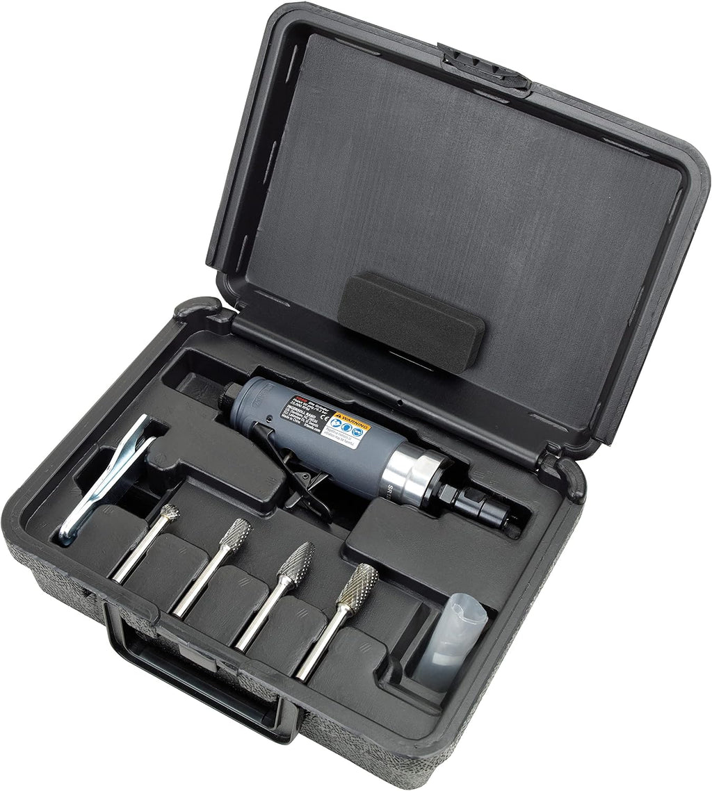 Ingersoll Rand 308BK Air Die Grinder Burr Kit, 25,000 RPM, 0.33 HP, 1/4' Collet, Rear Exhaust