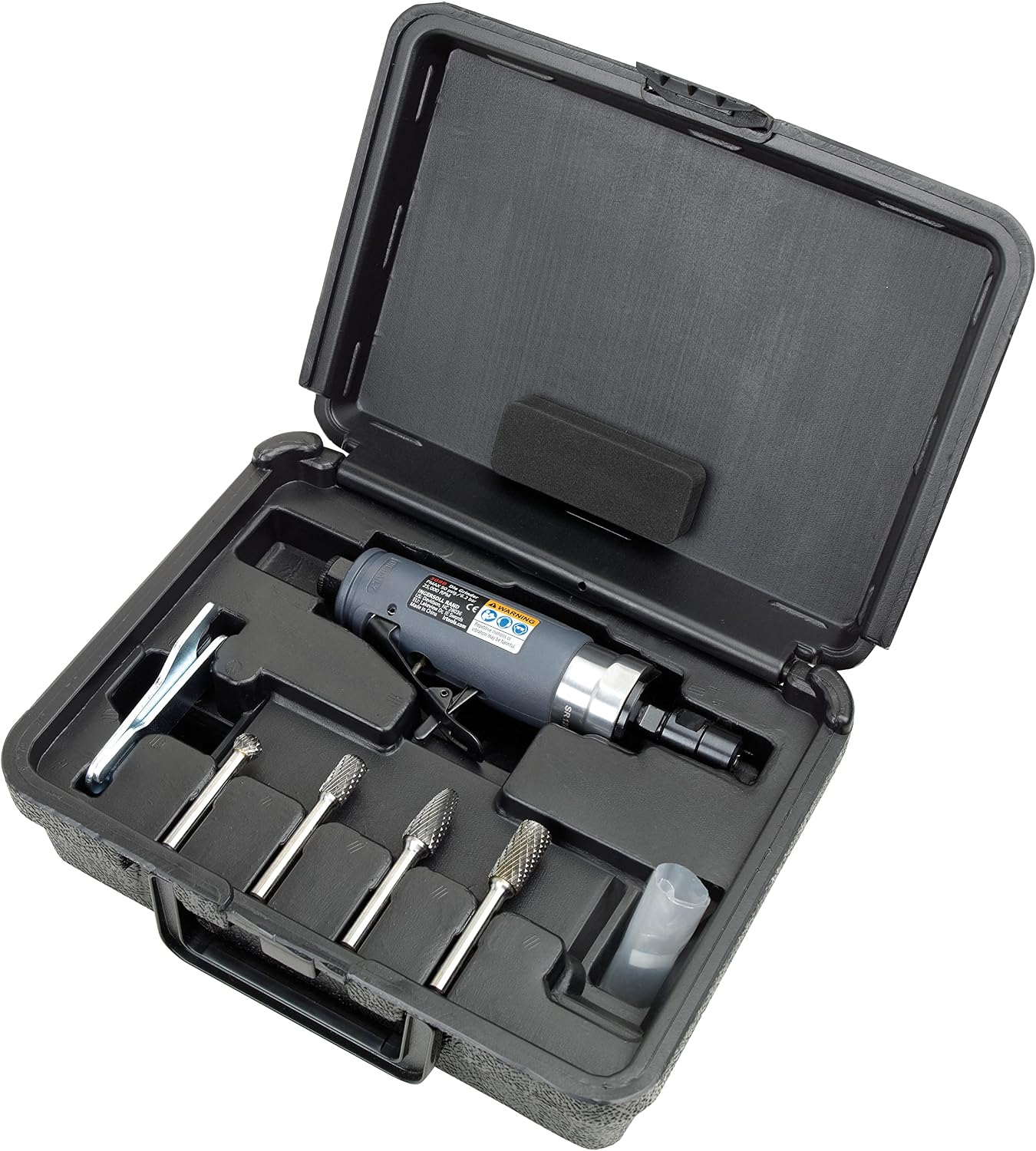 Ingersoll Rand 308BK Air Die Grinder Burr Kit, 25,000 RPM, 0.33 HP, 1/4' Collet, Rear Exhaust