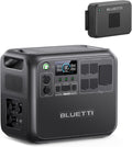 BLUETTI AC200L Portable Power Station with Charger 2 (Ships Separately), 2048Wh LFP Backup, 1200W Alternator Charger, 3.2 H Full Charge via Car, Perfect for Road Trips, RVs, Power Outages