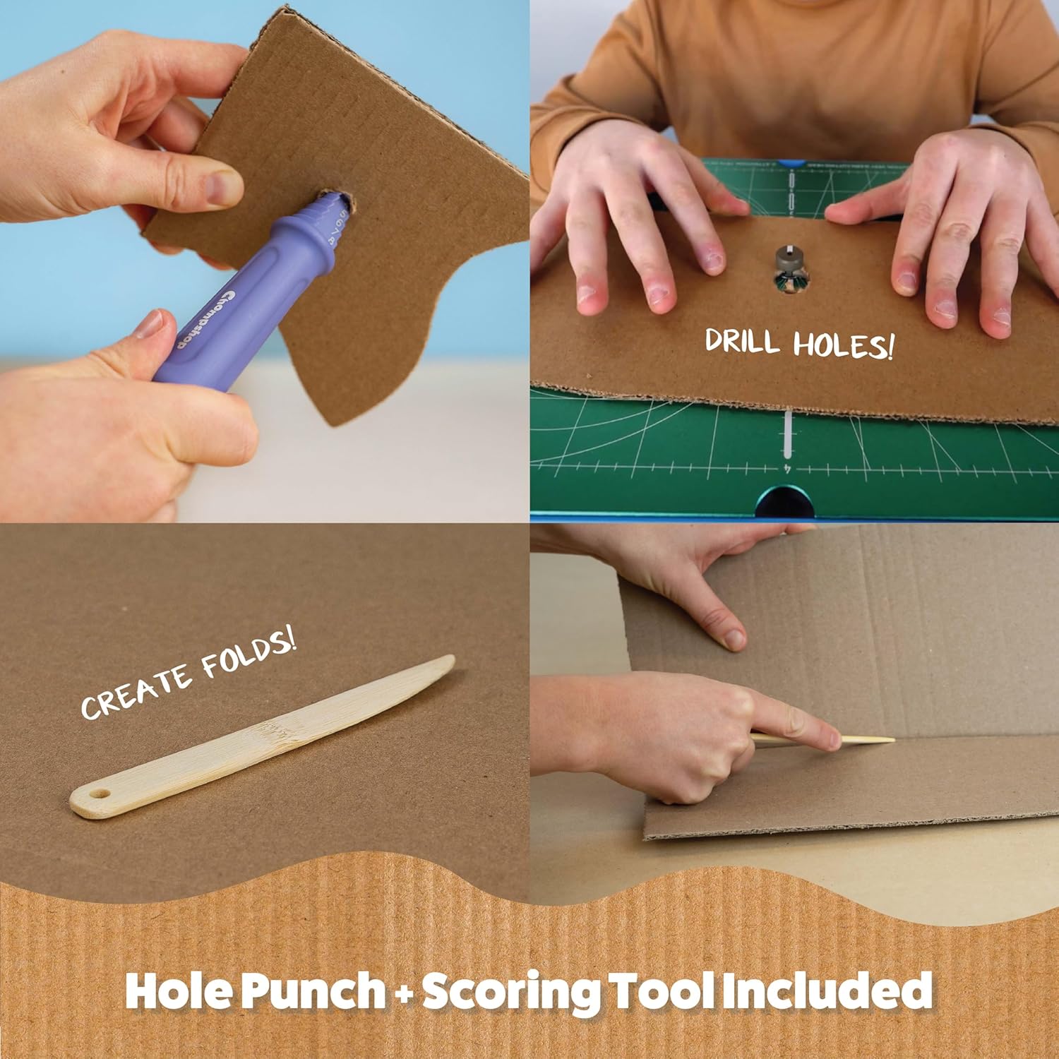 ChompSaw | The Original Kid-Safe Power Tool for Cutting Cardboard | STEM + STEAM Educational Toy for Boys and Girls Ages 5+ | Upcycle Cardboard for Hands-On Learning & Creative Projects