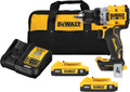 DEWALT 20V MAX XR Cordless Drill/Driver Kit, Brushless, Compact, with 2 Batteries and Charger (DCD800D2)
