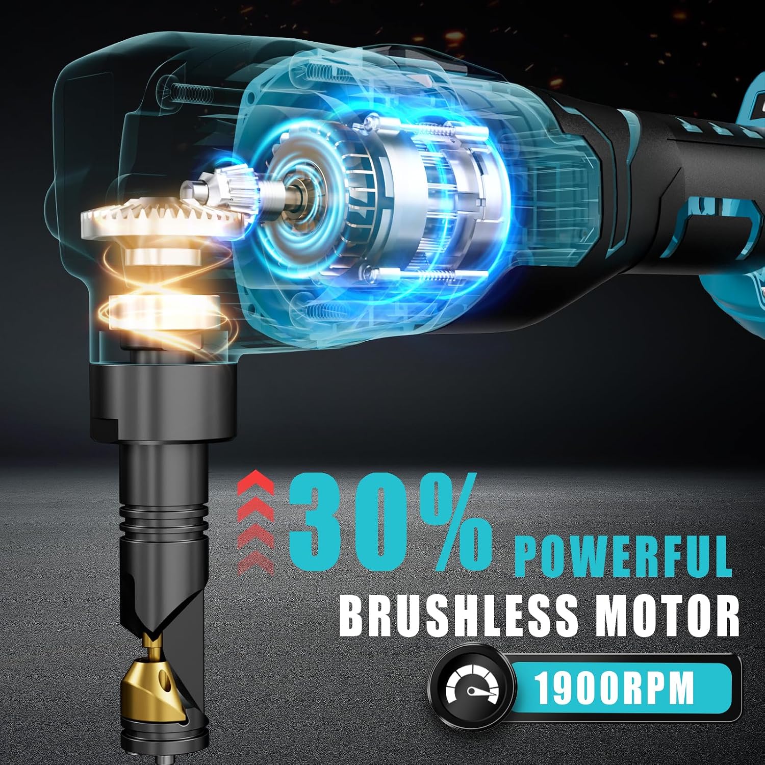 MtiolHig Cordless Metal Nibbler Compatible with Makita 18V Battery, 18-Gauge Electric Nibbler with Assist Handle & 2 Blades, 1900RPM Brushless Metal Cutter for Stainless Steel, No Battery