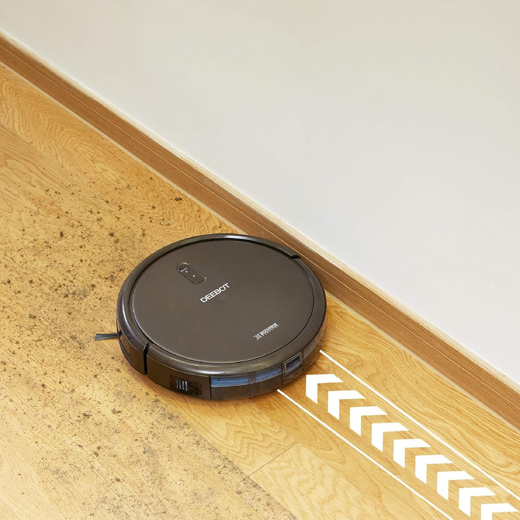 ECOVACS DEEBOT N79S Robotic Vacuum Cleaner with Max Power Suction, Upto 110 Min Runtime, Hard Floors and Carpets, Works with Alexa, App Controls, Self-Charging, Quiet
