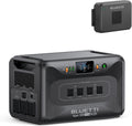 BLUETTI Solar Generator Apex 300 & Charger 2 (Ship Separately), 2764.8Wh LFP Battery Backup with 6 3840W AC Outlets (7680W Surge), 1200W Alternator Charger, 2.8 H Car Fast Charge, Ideal for Road Trips