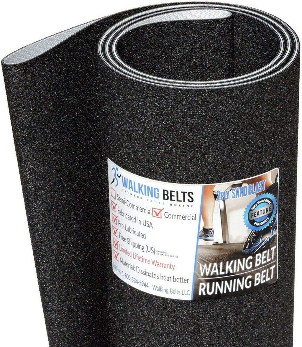 WALKINGBELTS Walking Belts LLC - Life Fitness T5 1000000-1699619 Treadmill Running Belt 2ply Sand Blast + Free 1oz Lube