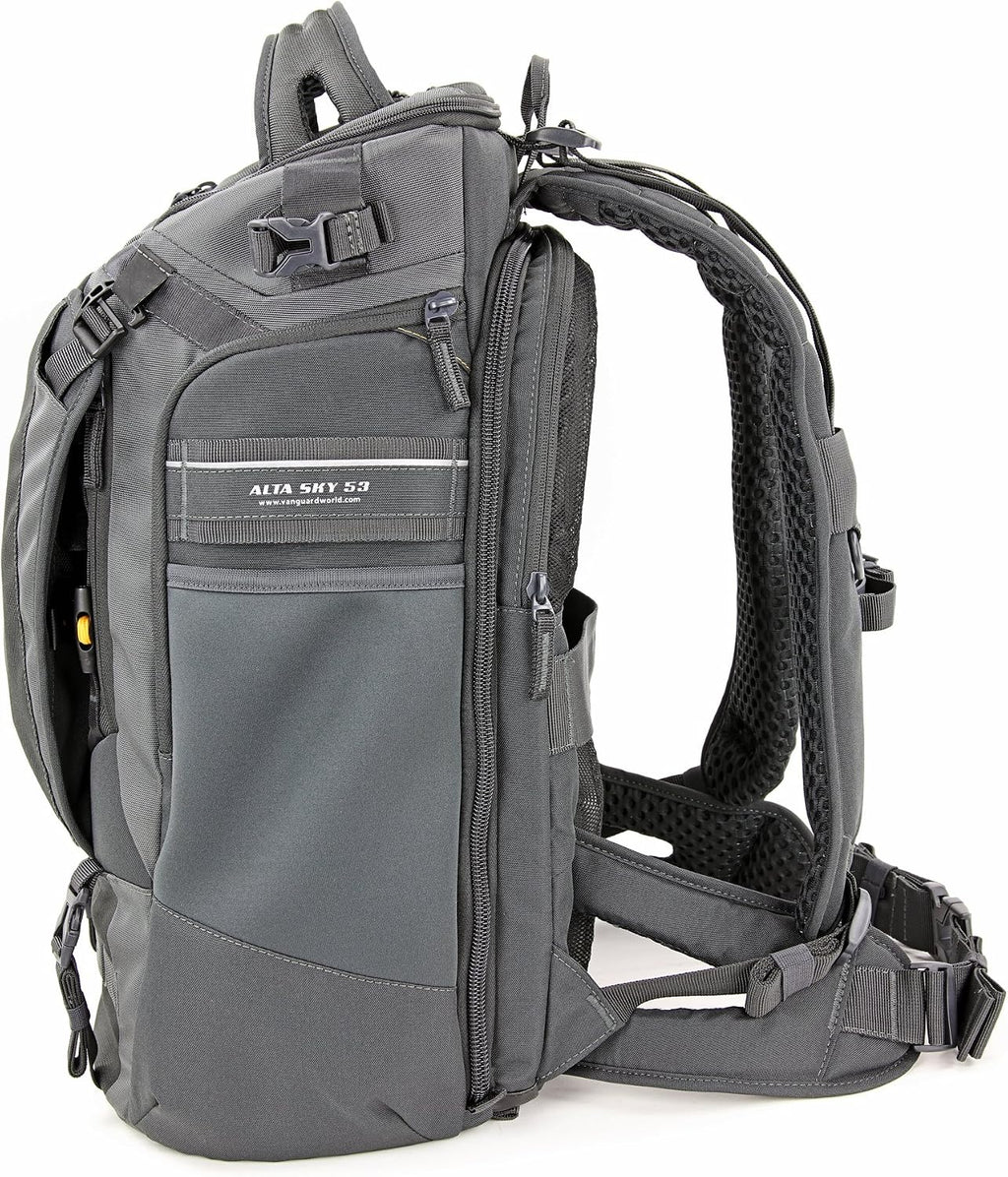 VANGUARD Alta Sky 53 Camera Backpack for Sony, Nikon, Canon, DSLR, Drones, Gray
