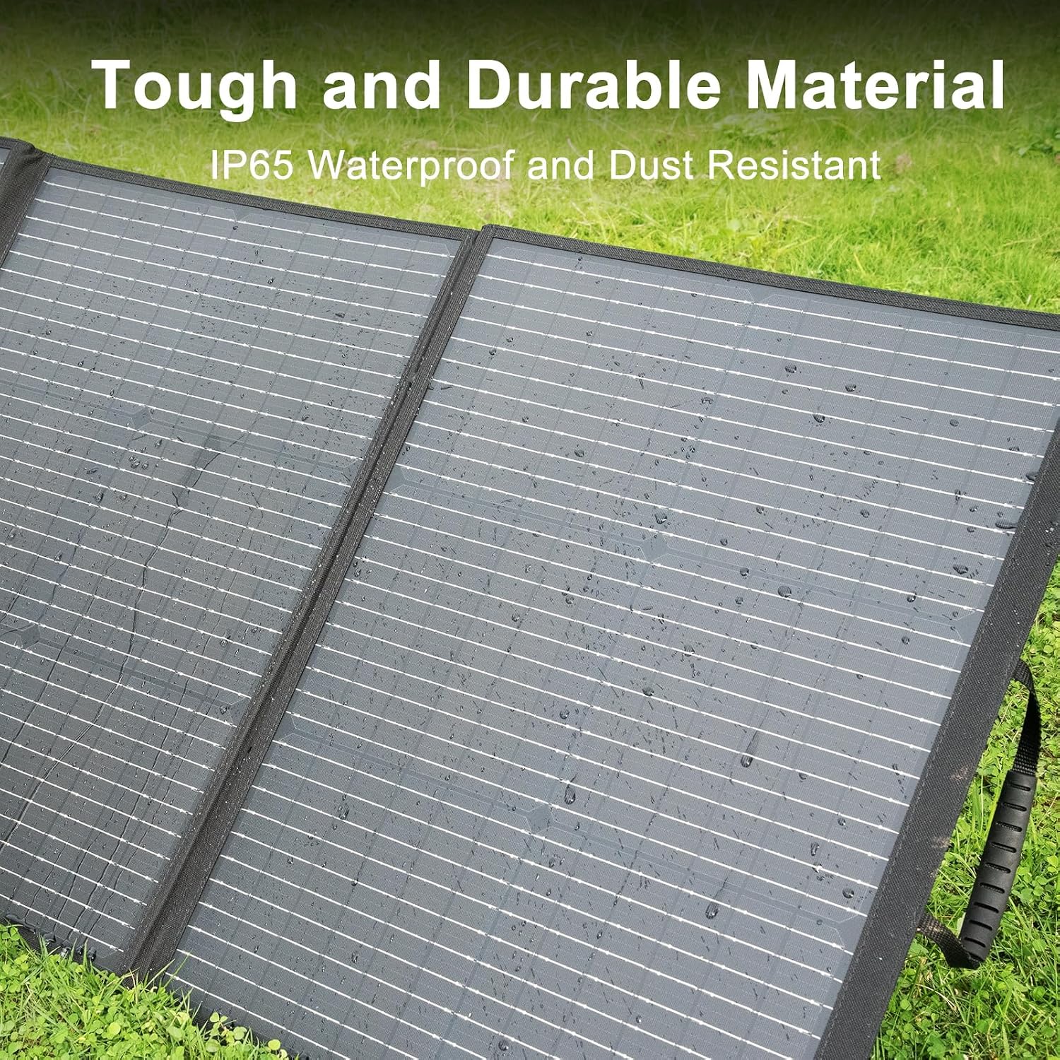 SolarPlay 400 Watt Portable Solar Panel 18V, Foldable Solar Panel Design (27.5lbs), 23.4% High-Efficiency Monocrystalline for Power Station, Foldable & Durable, for RV, Camping, Home Backup